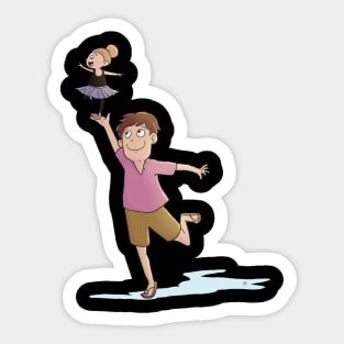 Little Ballet Dancer Sticker